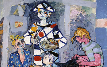 Sélection d'oeuvres Paul Aizpiri - Style naïf et profond entre fauvisme et cubisme